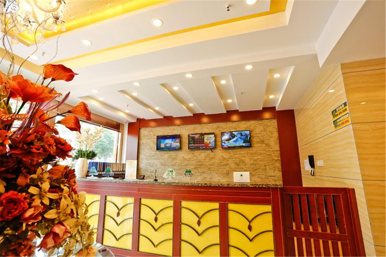 Greentree Inn Jiangxi Jindezhen People Square Jindin Business Hotel Jingdezhen Eksteriør bilde